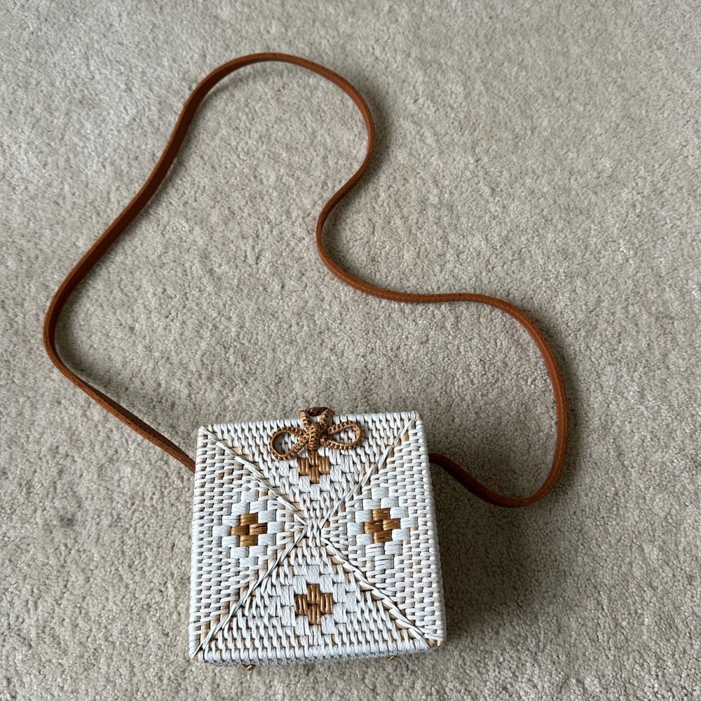 Woven Crossbody Bag
